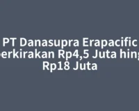 Gaji PT Danasupra Erapacific Tbk Diperkirakan Rp4,5 Juta hingga Rp18 Juta