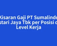 Kisaran Gaji PT Sumalindo Lestari Jaya Tbk per Posisi dan Level Kerja