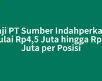 Gaji PT Sumber Indahperkasa Mulai Rp4,5 Juta hingga Rp12 Juta per Posisi