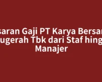 Kisaran Gaji PT Karya Bersama Anugerah Tbk dari Staf hingga Manajer
