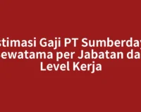Estimasi Gaji PT Sumberdaya Sewatama per Jabatan dan Level Kerja